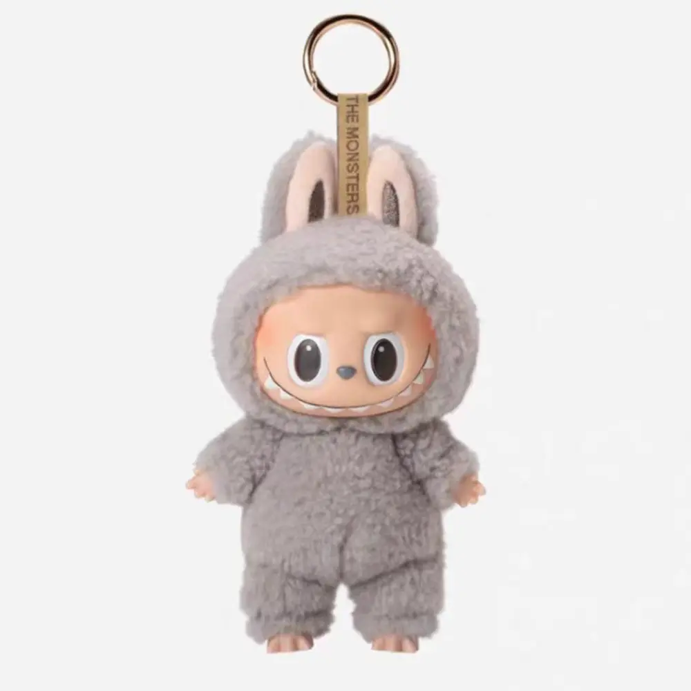 Labubu Porte-Clés Bunny – Édition Grise Mystère