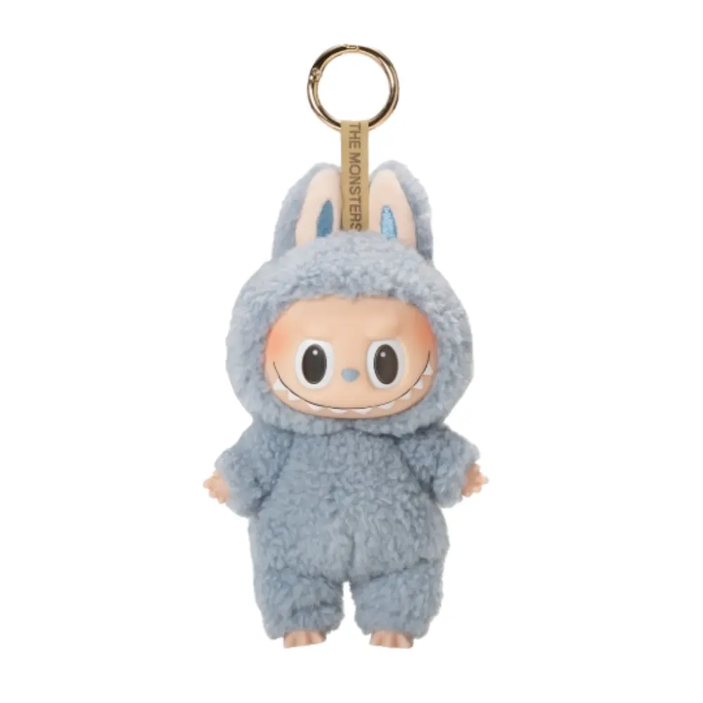 Labubu Porte-Clés Bunny – Édition Bleu Brume
