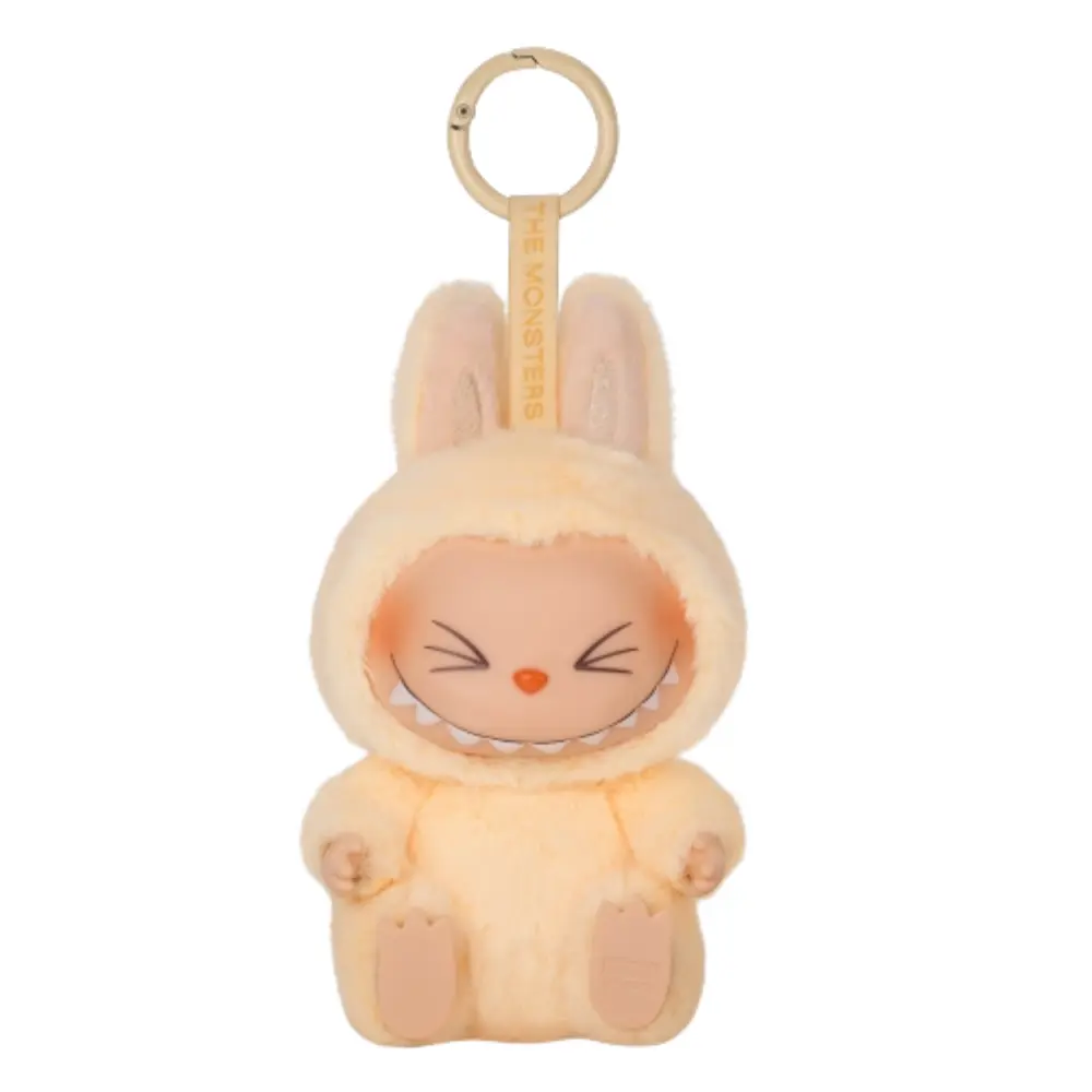 Labubu SISI – Porte-clé peluche pêche (série Monsters)