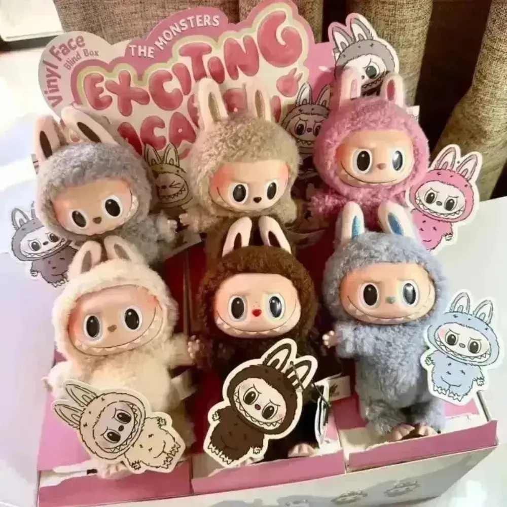 6x Labubu Série The Monsters - Exciting Macaron - Pop Mart - Blind Box
