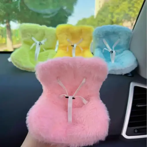 Mini Siège Auto Peluche pour Figurines – Multicolore